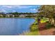 Scenic view of the community lake at 1171 Hammrick Ln, Johns Island, SC 29455