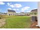 Rear view of suburban homes with expansive green backyards, showcasing community living at 120 Shingle Oak Dr, Moncks Corner, SC 29461