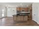 Kitchen featuring center island with dark countertops and stainless steel appliances at 120 Shingle Oak Dr, Moncks Corner, SC 29461