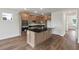Modern kitchen with granite countertops, stainless steel appliances, and wood cabinets at 120 Shingle Oak Dr, Moncks Corner, SC 29461