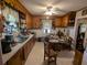 Classic kitchen with wood cabinets and functional layout at 1259 Wisteria Rd, Charleston, SC 29407