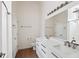 Modern bathroom featuring a double vanity with sleek fixtures and plenty of cabinet space at 1315 Palm Cove Dr, Charleston, SC 29492