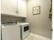 Well-lit laundry room featuring updated appliances, white cabinetry and a neutral paint scheme at 172 Helena Park Dr, Summerville, SC 29486