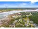 Scenic aerial view of 1721 Bowline Dr, highlighting its location near the Wando River and other waterfront properties at 1721 Bowline Dr, Mount Pleasant, SC 29466