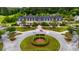 Aerial view of the clubhouse with manicured landscaping and circular driveway at 1721 Bowline Dr, Mount Pleasant, SC 29466