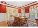 Beautiful dining room with a decorative rug, neutral walls, and hardwood floors at 1721 Bowline Dr, Mount Pleasant, SC 29466