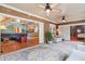 Sunroom with seamless flow into kitchen, living room, and bedroom at 1721 Bowline Dr, Mount Pleasant, SC 29466