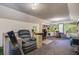 Spacious attic featuring a lounger, a desk area, painted wall accents, and a case at 1830 Kempton Ave, James Island, SC 29412