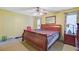 Bedroom with wooden furniture and carpet at 1830 Kempton Ave, James Island, SC 29412