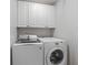 Well-lit laundry room with modern white washer and dryer at 1901 Bairds Cv, Charleston, SC 29414