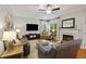Bright living room featuring a fireplace, plush seating, and an open layout at 1901 Bairds Cv, Charleston, SC 29414