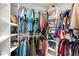 Organized walk-in closet offering ample storage with shelves and hanging rods at 197 High Grove Rd, Summerville, SC 29485
