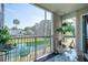 Relax on this lovely screened-in porch and enjoy beautiful views of the community pond at 2011 N Highway 17 # 2300F, Mount Pleasant, SC 29466