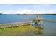 Scenic dock extending into calm waters, providing a tranquil setting for nature lovers and outdoor enthusiasts at 2076 Rookery Ln, Charleston, SC 29414