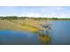 Picturesque dock on a body of water, surrounded by lush greenery and serene views of the neighborhood at 2076 Rookery Ln, Charleston, SC 29414