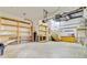 Organized garage with storage solutions, offering ample space for parking and projects at 2076 Rookery Ln, Charleston, SC 29414