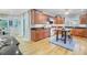 Gourmet kitchen with dark countertops, and an adjacent dining space at 2076 Rookery Ln, Charleston, SC 29414