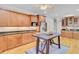 Spacious kitchen with wooden cabinets, stainless appliances, and center island at 2076 Rookery Ln, Charleston, SC 29414