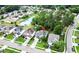 Aerial view of a house close to the Blackberry Creek Park with pond at 218 Austin Creek Ct, Summerville, SC 29483