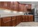 Kitchen featuring stainless steel appliances, sleek countertops, and ample storage space at 218 Austin Creek Ct, Summerville, SC 29483