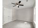 Bedroom featuring carpeted floors, ceiling fan, and double door closet at 240 Eagle Ridge Rd, Summerville, SC 29485