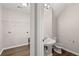 Functional half bath featuring a modern sink and fixtures at 240 Eagle Ridge Rd, Summerville, SC 29485