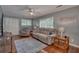 Relaxing living room with comfortable seating, a ceiling fan, and a large TV at 25 Fitzroy Dr, Charleston, SC 29414