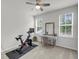 Bright room featuring exercise equipment and neutral tones and carpet at 2844 Pinelog Ln, Johns Island, SC 29455
