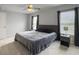 Inviting bedroom with soft carpet, neutral tones, ceiling fan, and bedside lamps at 312 Silverdrop St, Goose Creek, SC 29445