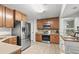 Spacious kitchen featuring stainless steel appliances and ample cabinet space at 313 Janice St, Goose Creek, SC 29445