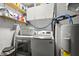 Laundry room with washer, dryer, and storage space at 313 Janice St, Goose Creek, SC 29445