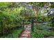 View of the property's serene backyard with lush greenery and landscaping at 34 Formosa Dr, Charleston, SC 29407