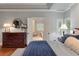 Well-lit main bedroom leads to an en-suite bathroom, hardwood floors and plenty of natural light at 3601 Colonel Vanderhorst Cir, Mount Pleasant, SC 29466