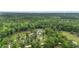 Aerial view of home with backyard pond and lush greenery at 4205 Cobble Trot Way, Johns Island, SC 29455