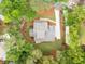 An aerial view of the home showcasing its mature landscaping and well-manicured lawn at 4291 Turtle Landing Ct, Johns Island, SC 29455
