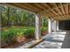 Enjoy the outdoors with this lower level covered area perfect for relaxing and entertaining at 4291 Turtle Landing Ct, Johns Island, SC 29455