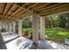 Enjoy the outdoors with this lower level covered area perfect for relaxing and entertaining at 4291 Turtle Landing Ct, Johns Island, SC 29455