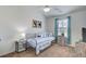 Charming bedroom with nautical decor, accent furniture and vaulted ceilings at 4966 Hay Bale Ct, Summerville, SC 29485