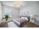 Cozy bedroom with natural light, neutral colors, a queen size bed, and decorative touches at 5406 Woodbreeze Dr, North Charleston, SC 29420