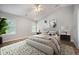 Calm bedroom with neutral tones, large windows, king bed and modern decor at 5406 Woodbreeze Dr, North Charleston, SC 29420