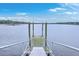 Dock with waterfront access for boating and recreation on a clear day at 5625 Crystal Harbor Ln, Hollywood, SC 29449