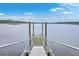 Dock with waterfront access for boating and recreation on a cloudy day at 5625 Crystal Harbor Ln, Hollywood, SC 29449