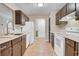 Bright kitchen featuring stainless steel appliances, tile floors, and ample counter space at 807 Greencastle Dr, Goose Creek, SC 29445