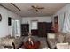 Inviting living room featuring comfortable seating, a ceiling fan, and ample space at 814 Armsway St, Mount Pleasant, SC 29464
