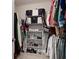 Organized walk-in closet with shelving and ample storage space for clothing and shoes at 9624 Scarborough Ct, Summerville, SC 29485