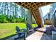 Backyard patio with seating area offers an ideal spot for relaxing outdoors at 104 Antilles Cir, Charleston, SC 29492