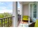 Relaxing covered porch with river view at 108 Fairbanks Oak Aly # 401, Charleston, SC 29492