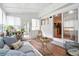 Bright sun room with views of the backyard and access to the kitchen at 109 New Spring Ct, Summerville, SC 29485