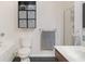 Bathroom featuring a walk-in shower, a vanity, and a decorative cabinet for towels and toiletries at 1110 Flyway Rd, Summerville, SC 29483