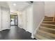 Inviting foyer with hardwood floors, a stairway to the second floor, and natural light at 1110 Flyway Rd, Summerville, SC 29483